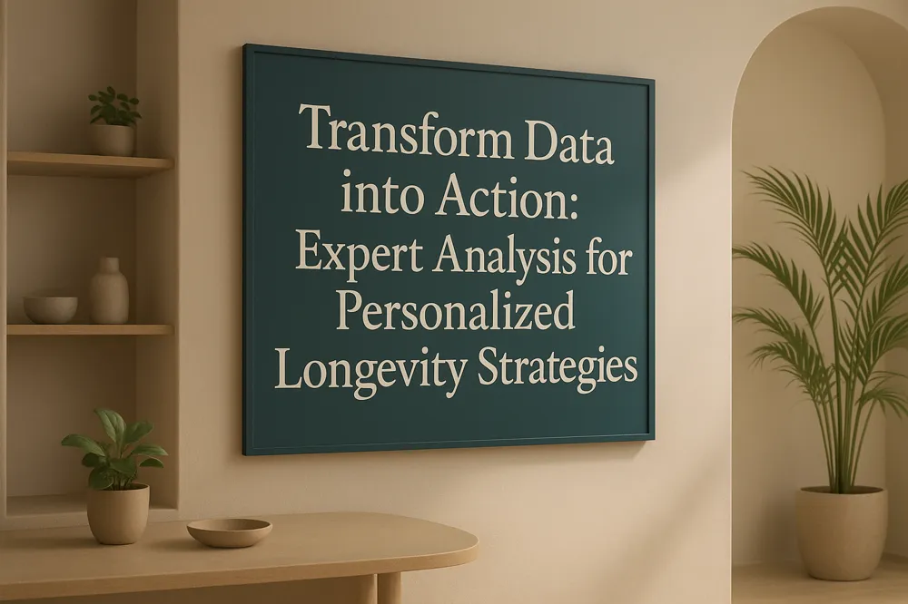 Transform Data into Action: Expert Analysis for Personalized Longevity Strategies