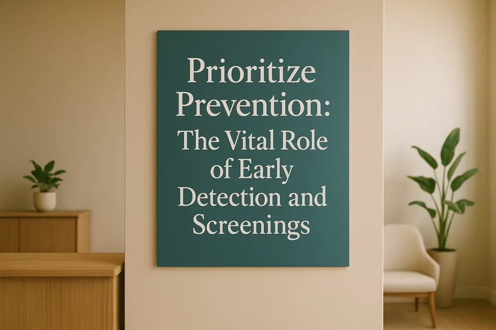 Prioritize Prevention: The Vital Role of Early Detection and Screenings