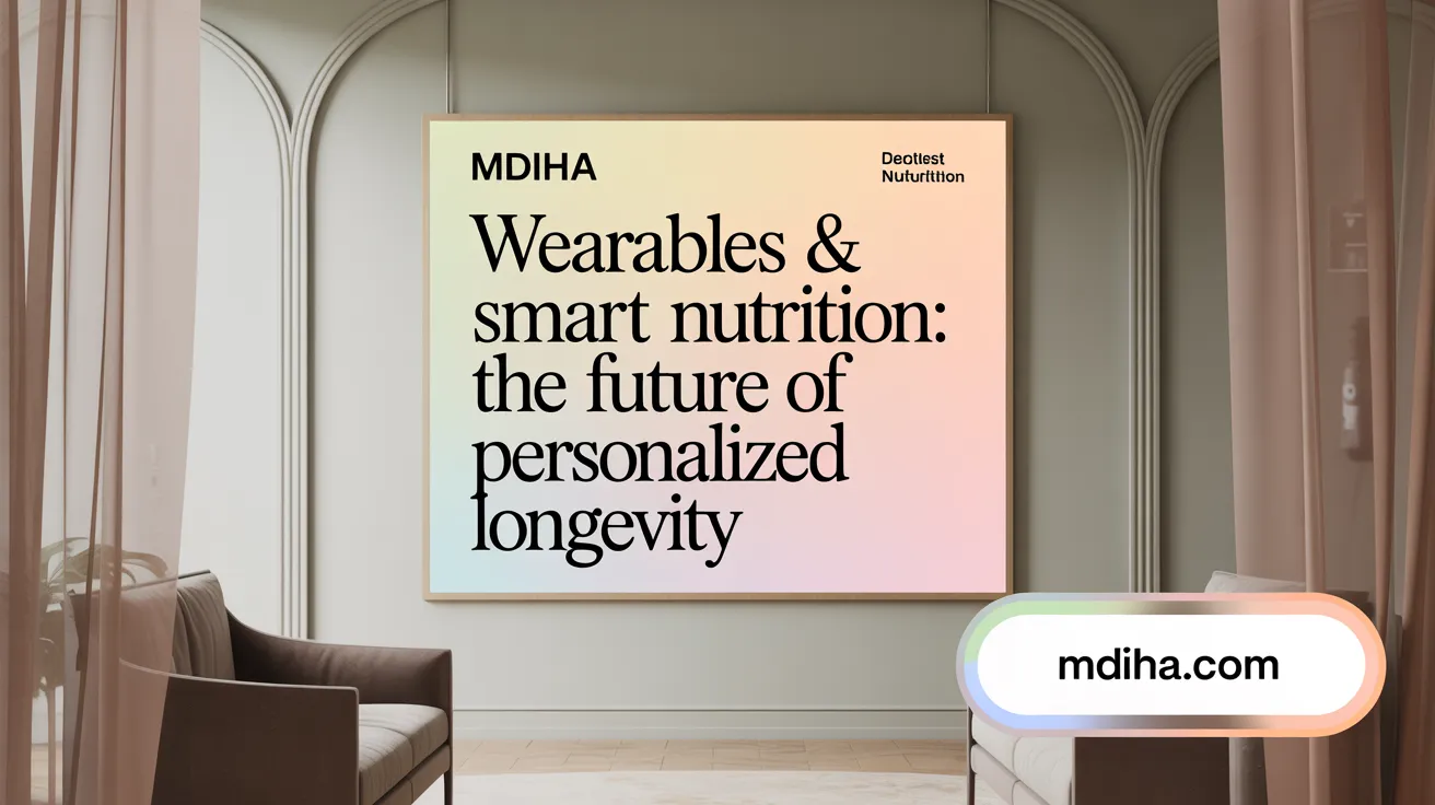 Wearables & Smart Nutrition: The Future of Personalized Longevity