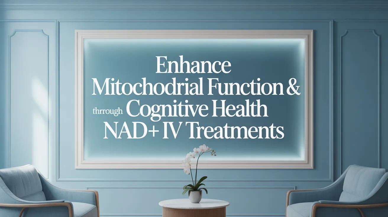 Enhance Mitochondrial Function & Cognitive Health through NAD+ IV Treatments