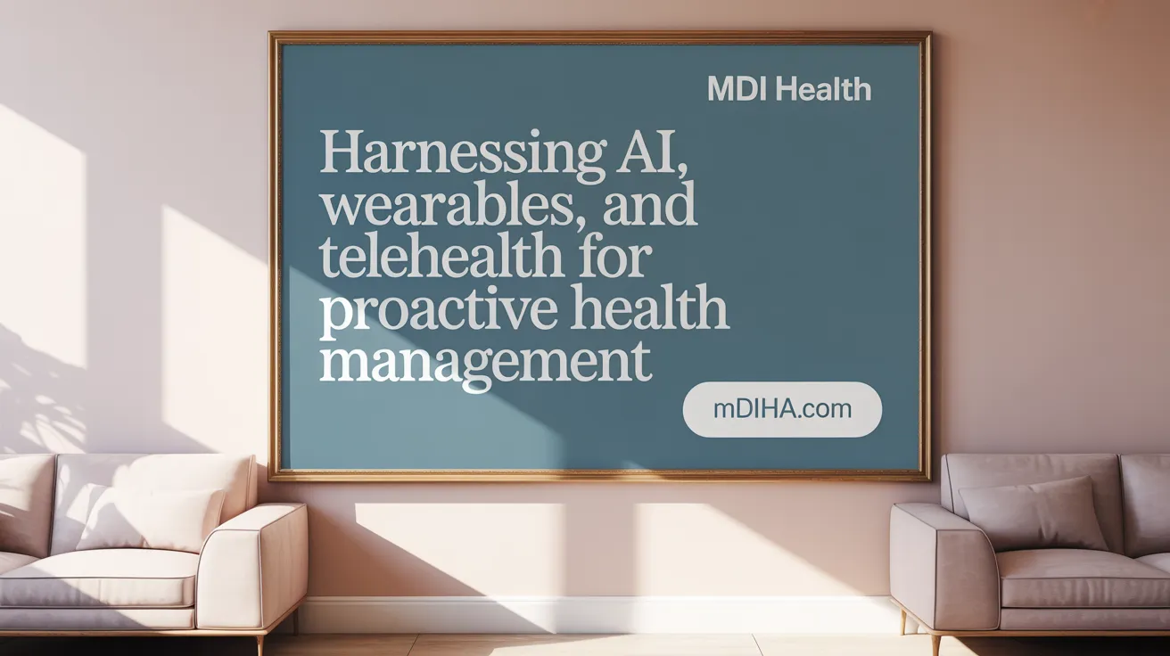 Harnessing AI, wearables, and telehealth for proactive health management