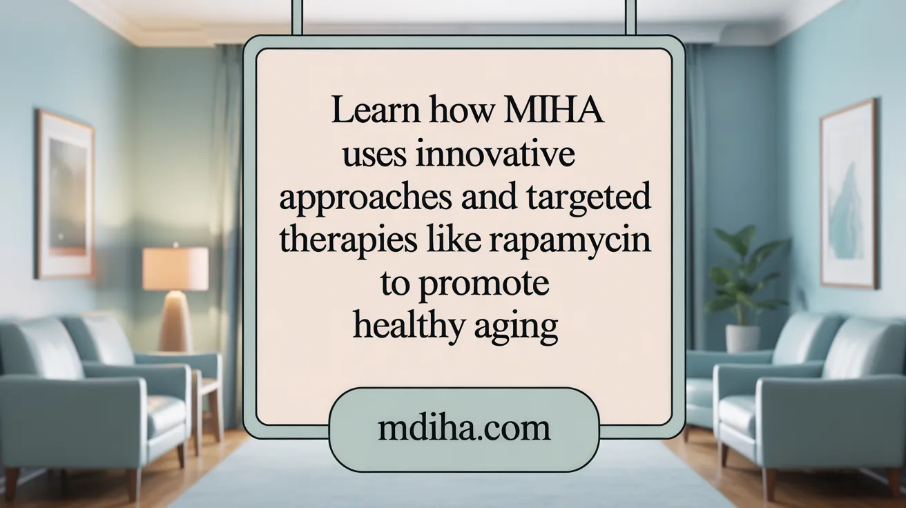 Learn how MIHA uses the hyperfunction theory and targeted therapies like rapamycin to slow aging.