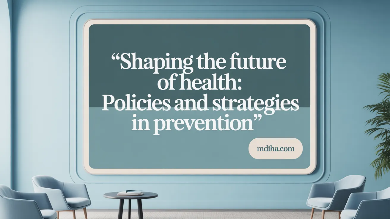 Shaping the Future of Health: Policies and Strategies in Prevention