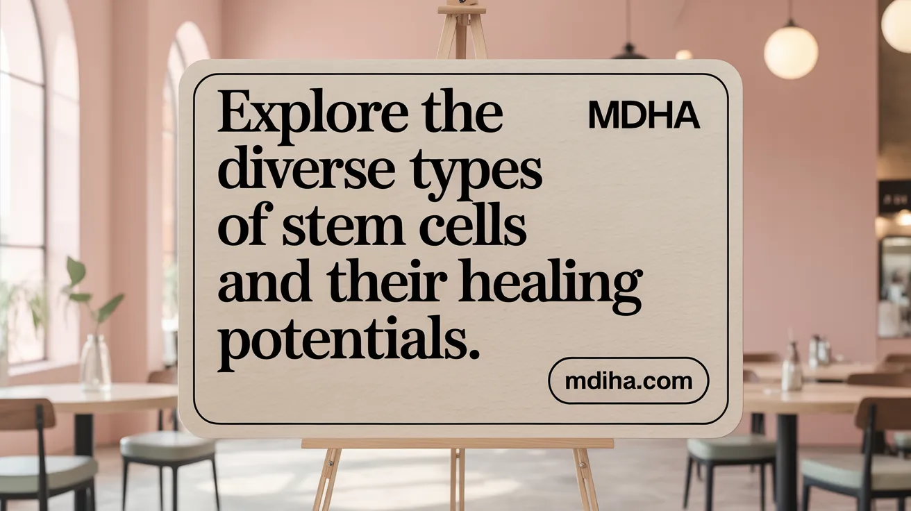 Explore the diverse types of stem cells and their healing potentials