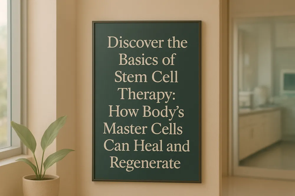 Discover the Basics of Stem Cell Therapy: How Body's Master Cells Can Heal and Regenerate