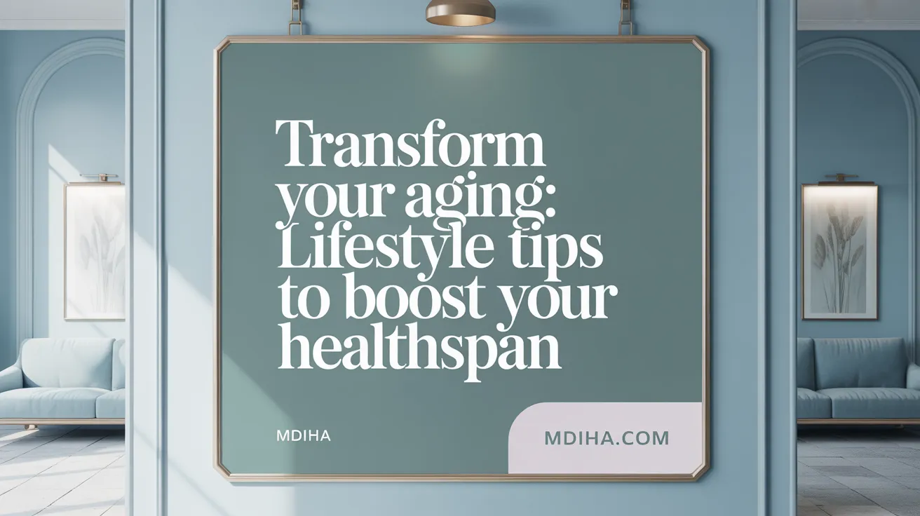 Transform Your Aging: Lifestyle Tips to Boost Your Healthspan