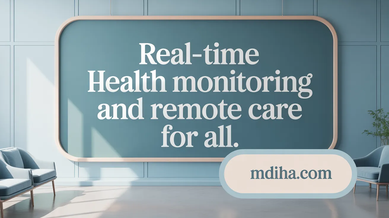 Real-time health monitoring and remote care for all