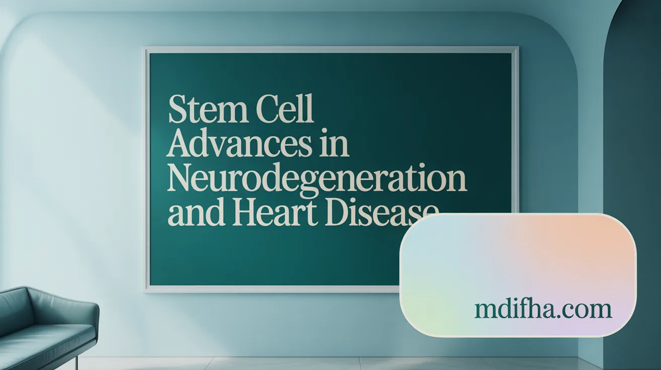 Stem Cell Advances in Neurodegeneration and Heart Disease