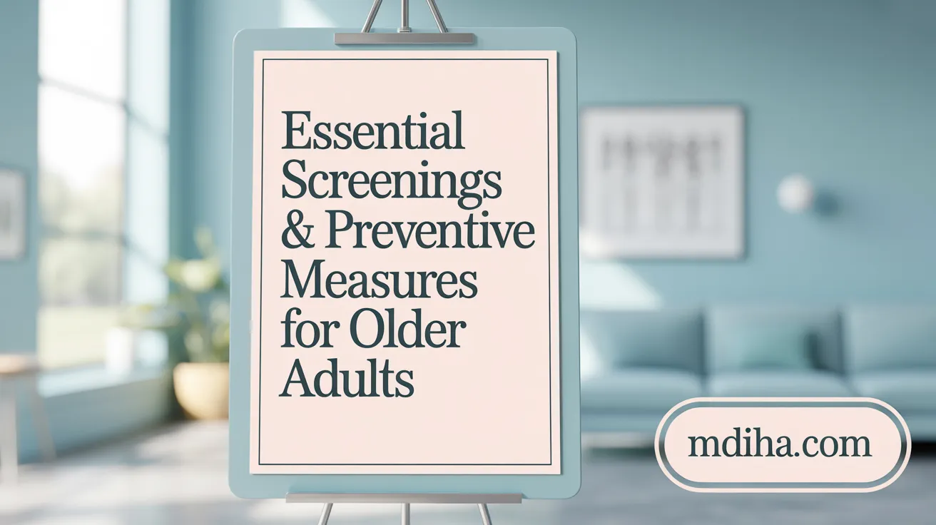 Essential Screenings & Preventive Measures for Older Adults