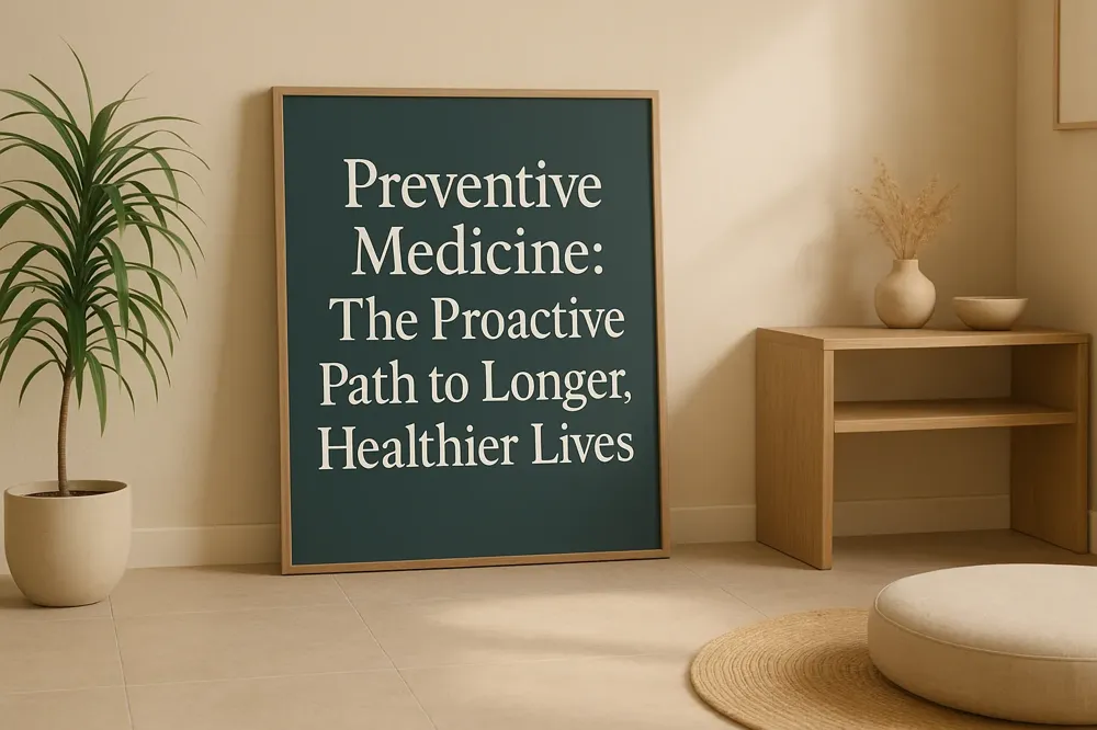 Preventive Medicine: The Proactive Path to Longer, Healthier Lives