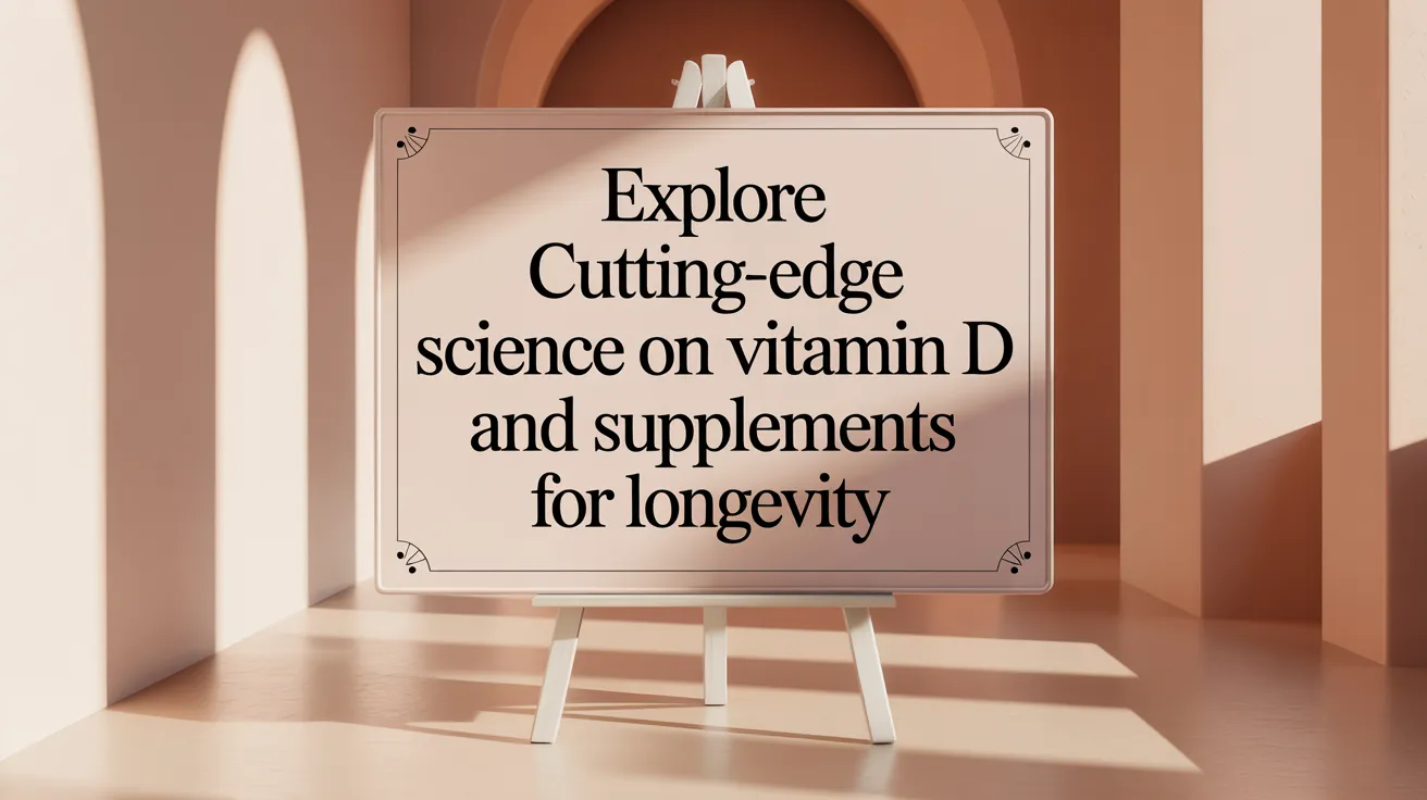 Explore Cutting-Edge Science on Vitamin D and Supplements for Longevity