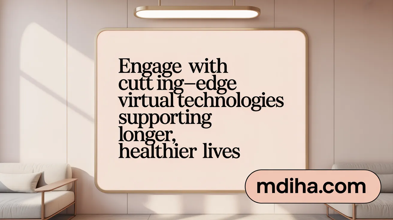 Engage with Cutting-Edge Virtual Technologies Supporting Longer, Healthier Lives