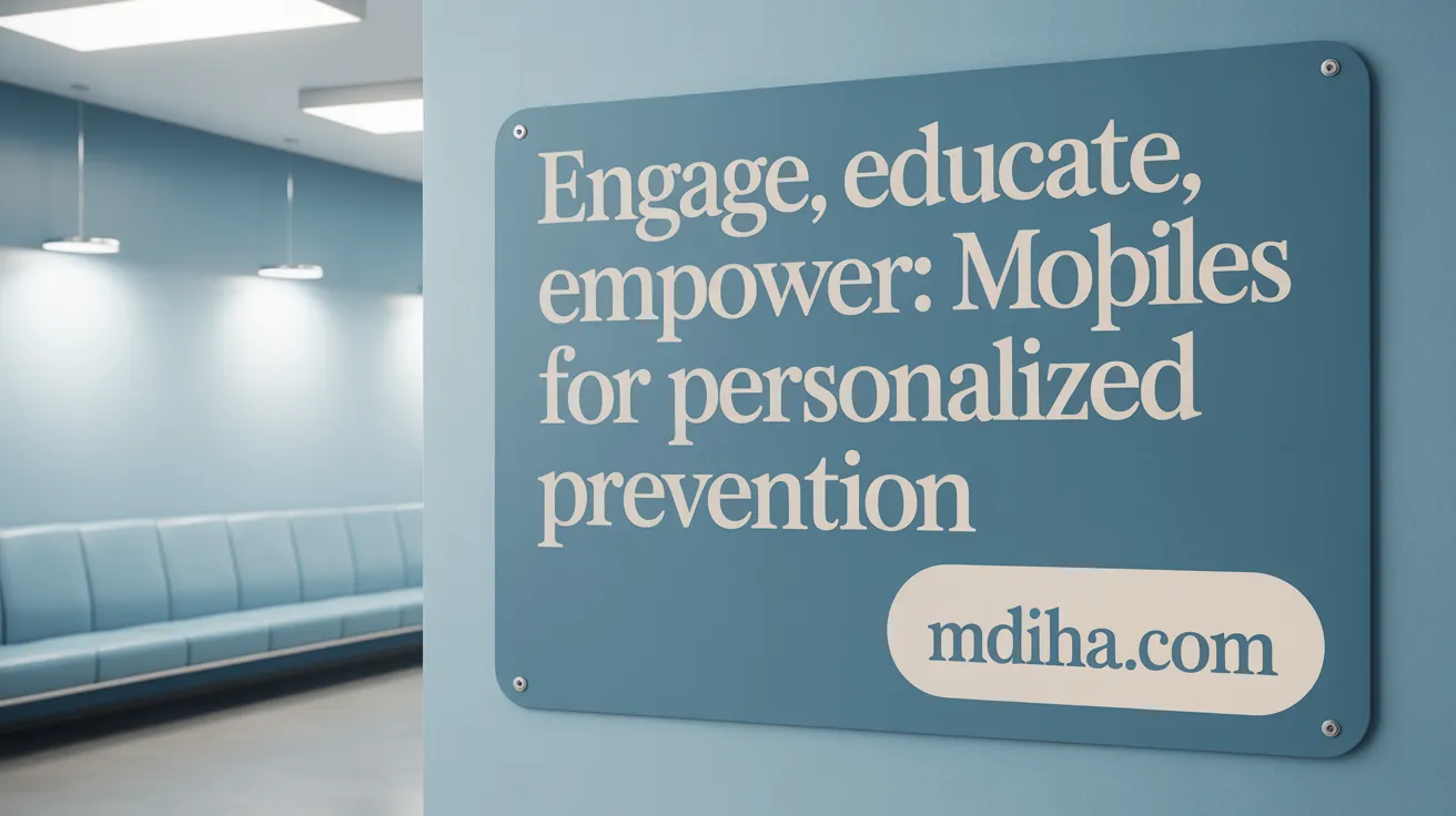 Engage, Educate, Empower: Mobile Apps for Personalized Prevention