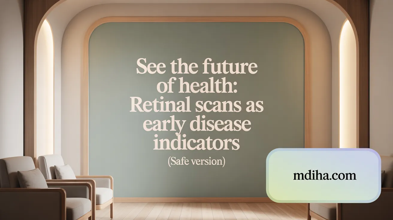 See the Future of Health: Retinal Scans as Early Disease Indicators