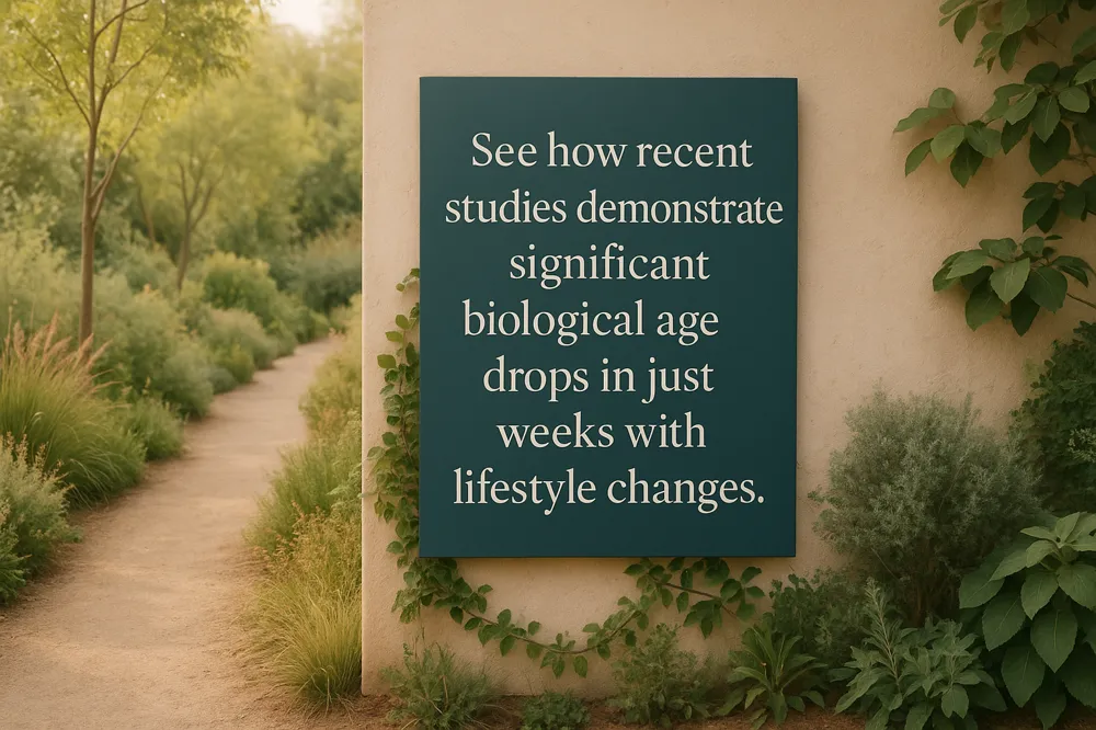 See how recent studies demonstrate significant biological age drops in just weeks with lifestyle changes.