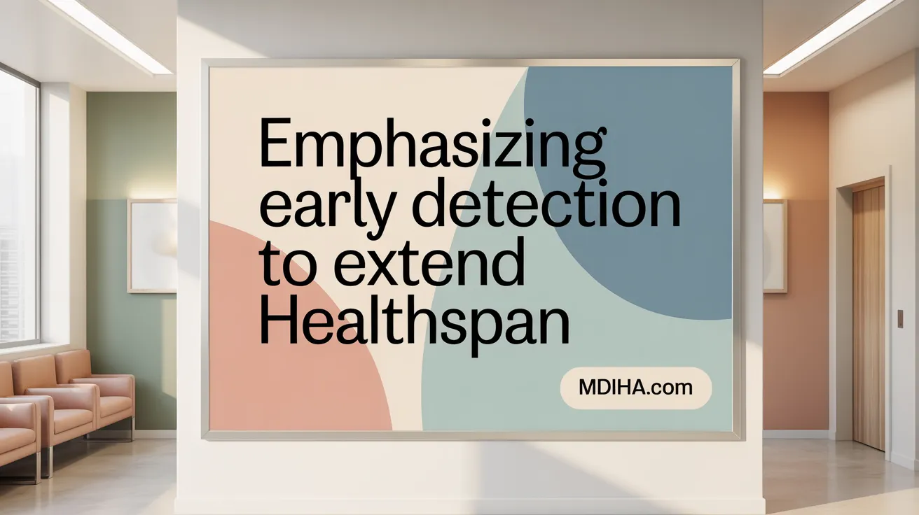 Emphasizing Early Detection to Extend Healthspan
