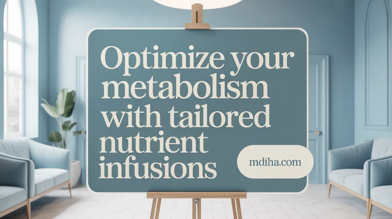Optimize Your Metabolism with Tailored Nutrient Infusions
