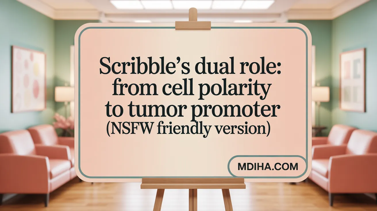 Scribble’s Dual Role: From Cell Polarity to Tumor Promoter