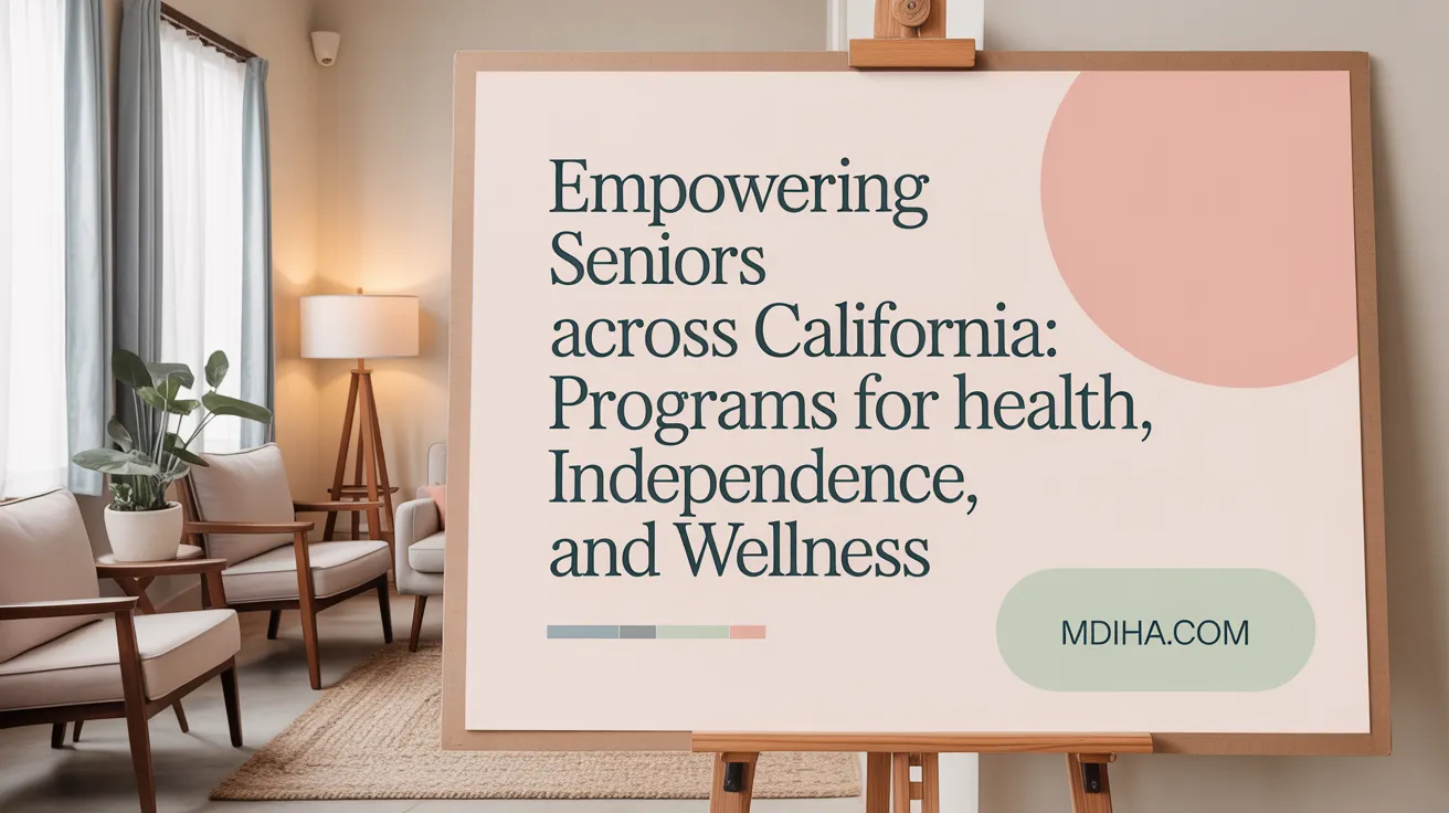 Empowering Seniors Across California: Programs for Health, Independence, and Wellness