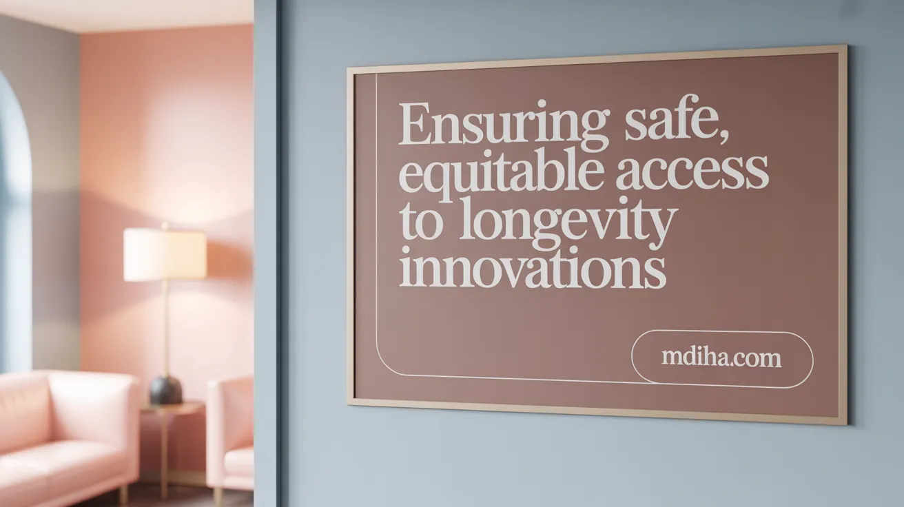 Ensuring Safe, Equitable Access to Longevity Innovations