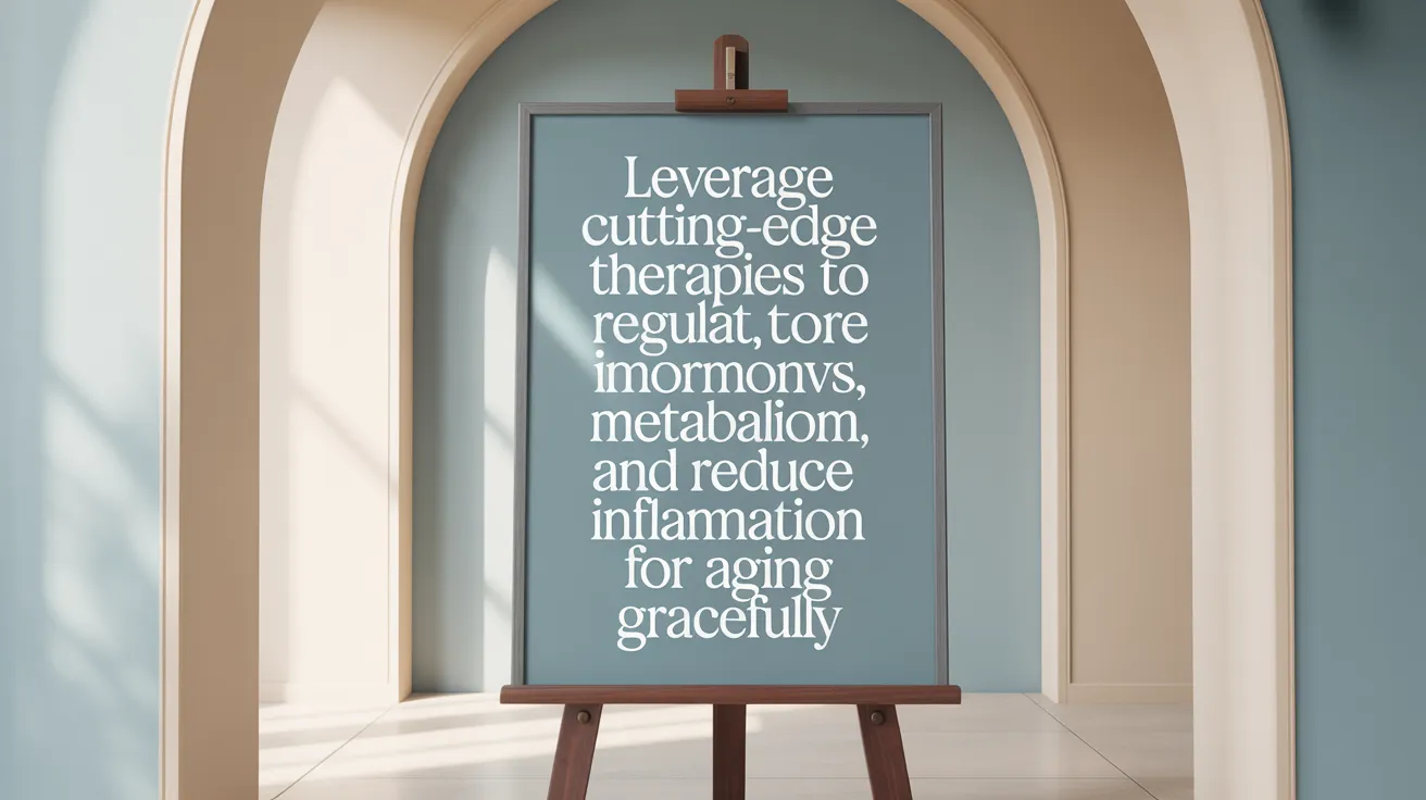 Leverage Cutting-Edge Therapies to Regulate Hormones, Improve Metabolism, and Reduce Inflammation for Aging Gracefully