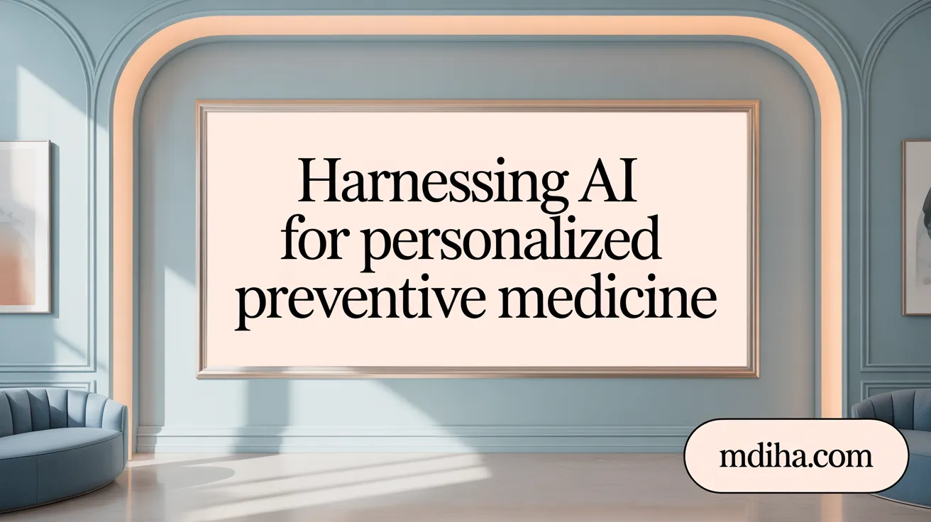 Harnessing AI for Personalized Preventive Medicine