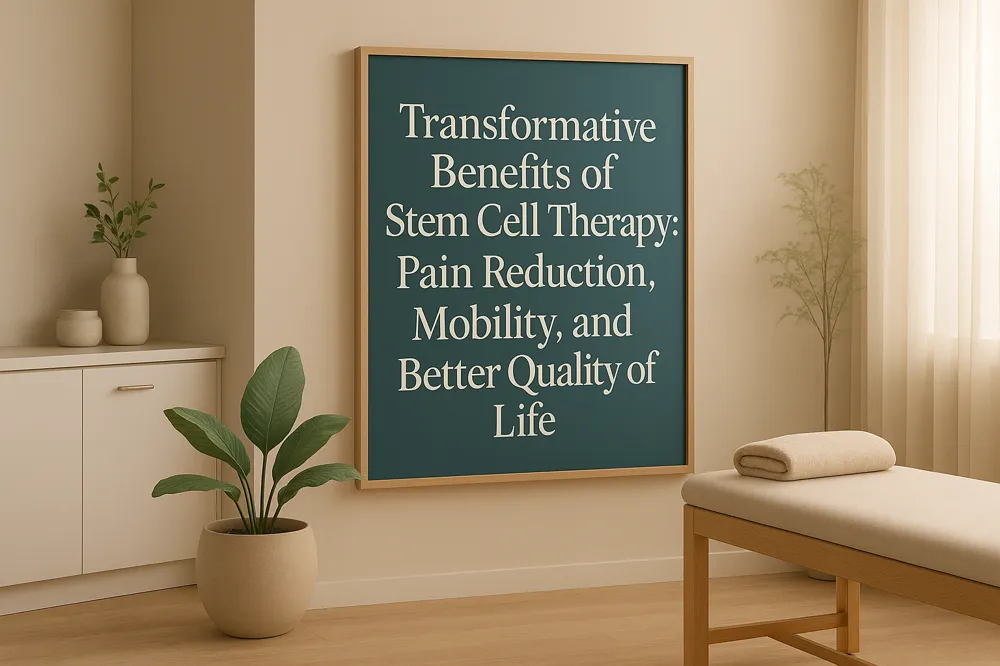 Transformative Benefits of Stem Cell Therapy: Pain Reduction, Mobility, and Better Quality of Life