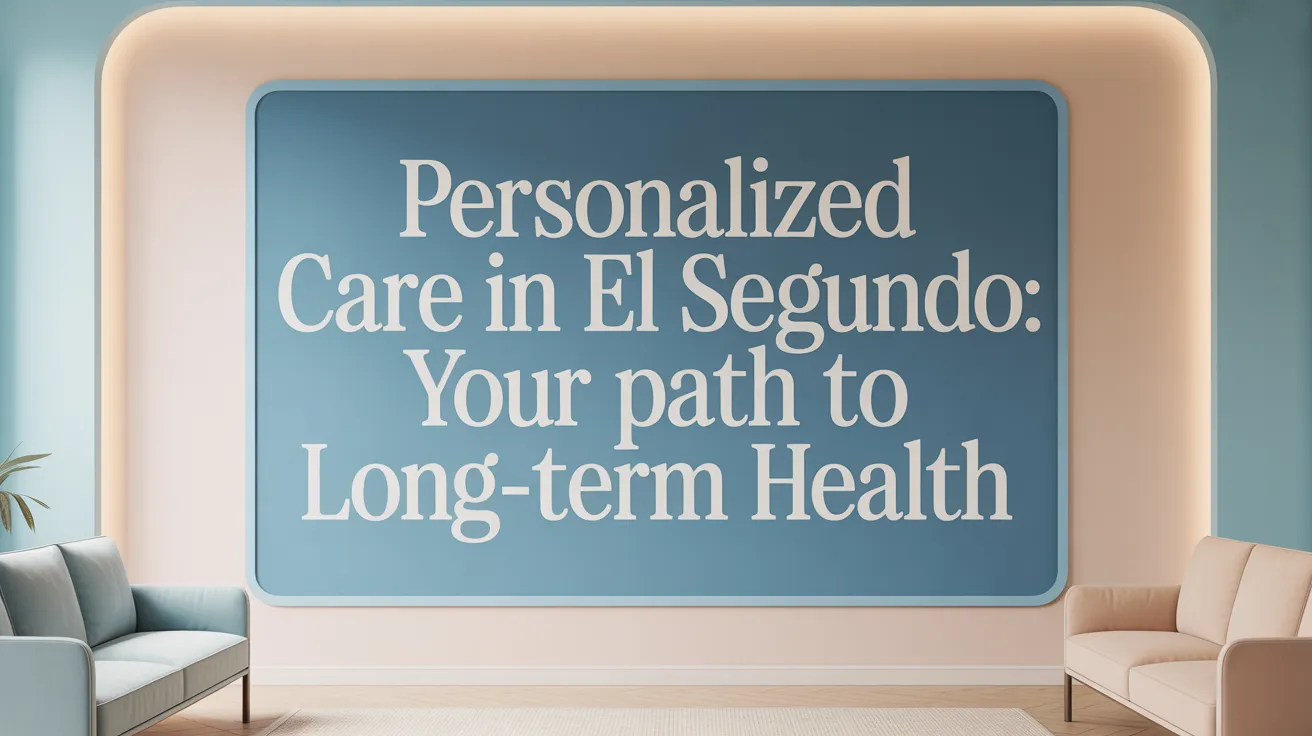 Personalized Care in El Segundo: Your Path to Long-Term Health