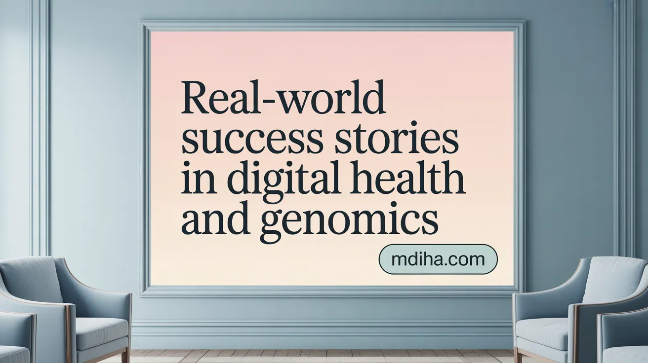Real-world success stories in digital health and genomics