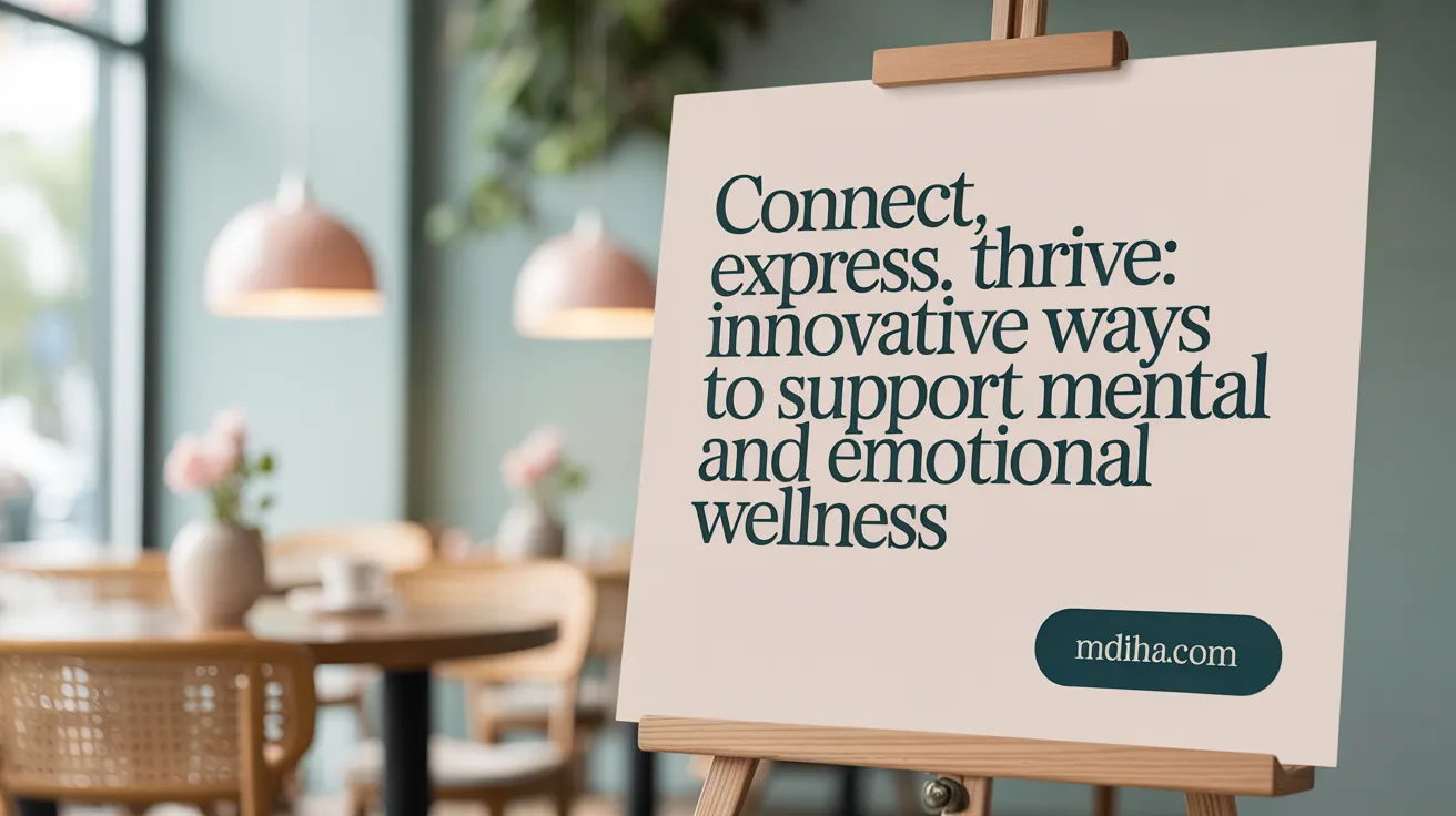 Connect, Express, Thrive: Innovative Ways to Support Mental and Emotional Wellness