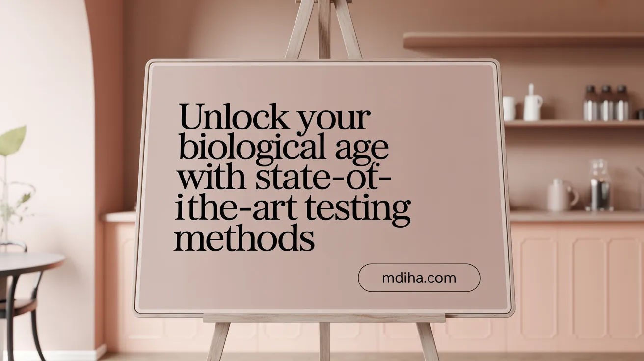 Unlock Your Biological Age with State-of-the-Art Testing Methods