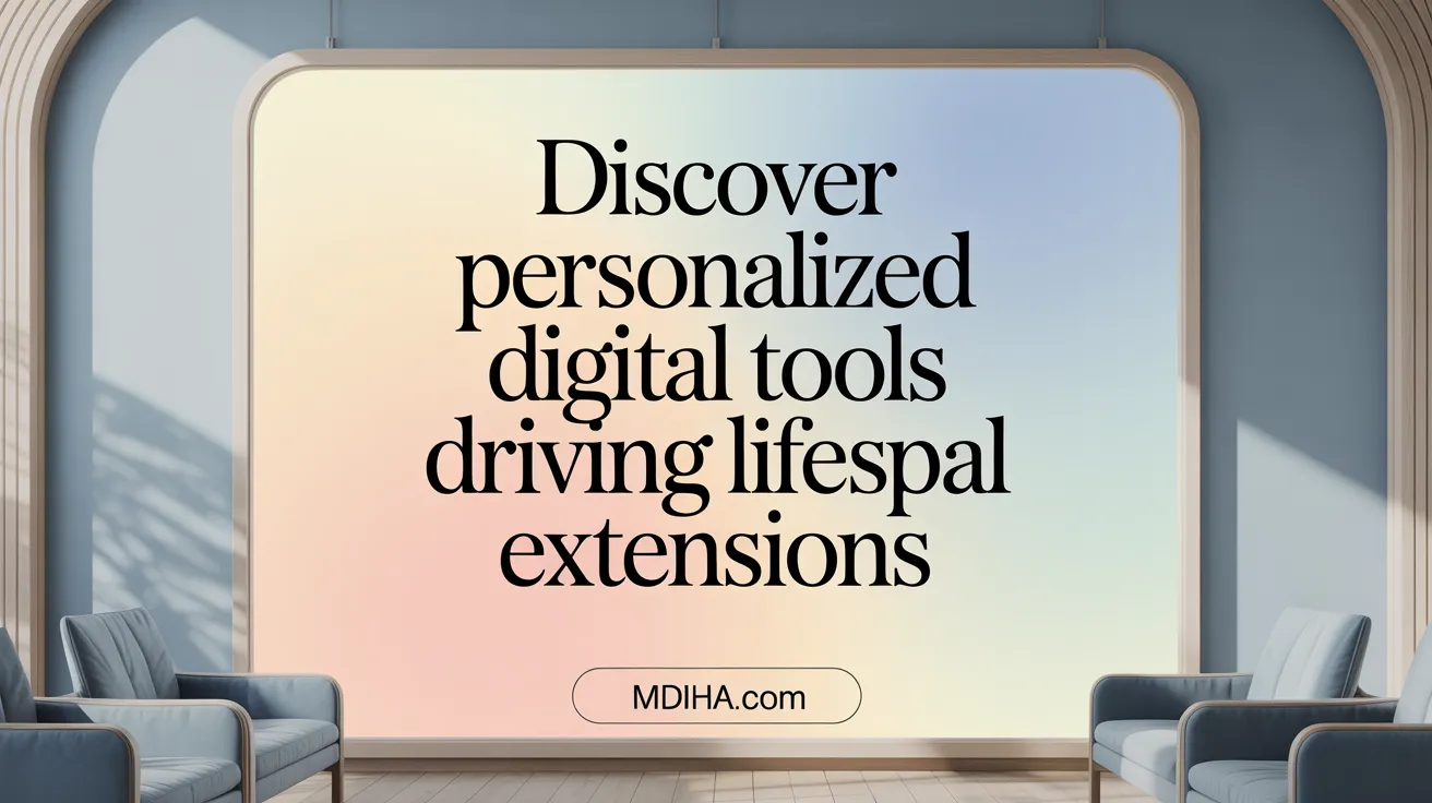 Discover Personalized Digital Tools Driving Lifespan Extensions