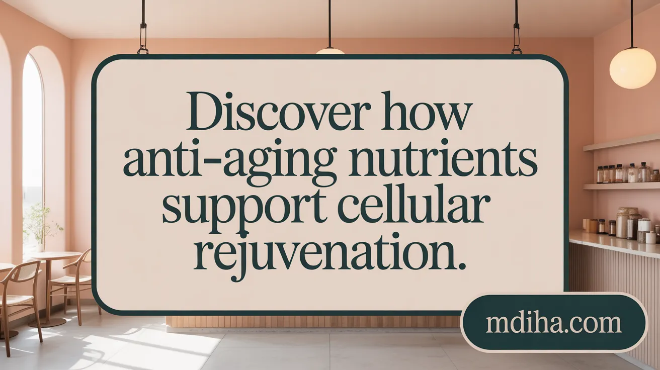 Discover How Anti-Aging Nutrients Support Cellular Rejuvenation