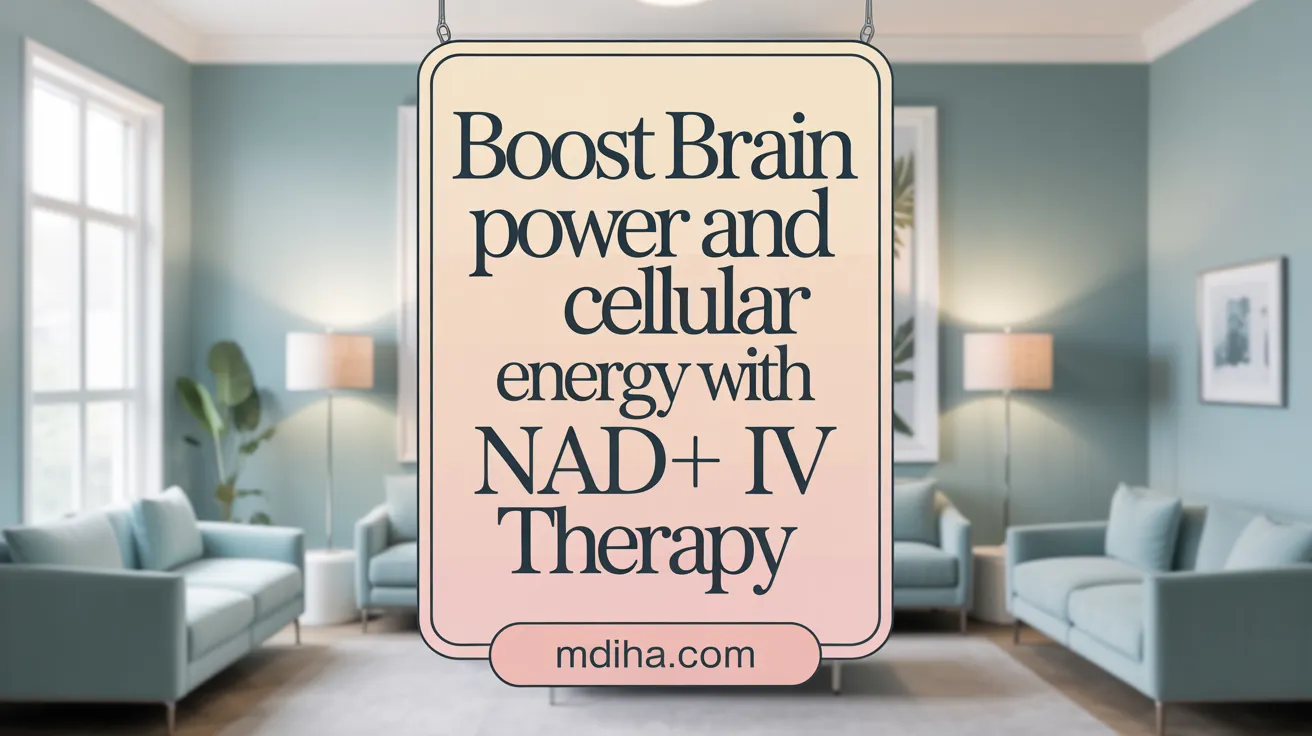 Boost Brain Power and Cellular Energy with NAD+ IV Therapy