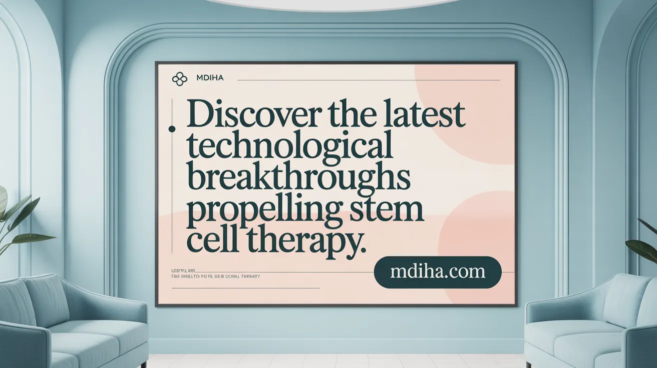Discover the latest technological breakthroughs propelling stem cell therapy