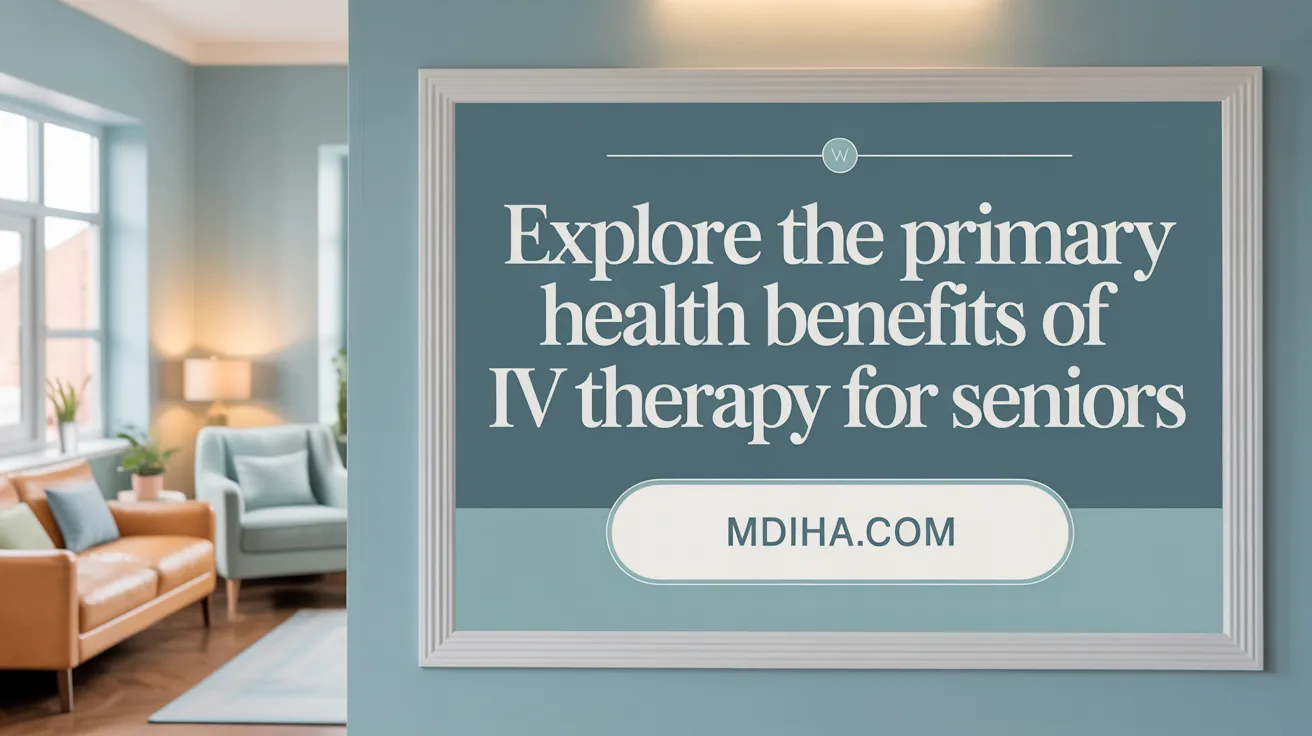 Explore the Primary Health Benefits of IV Therapy for Seniors