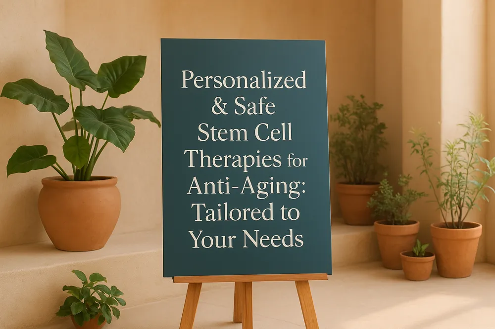 Personalized & Safe Stem Cell Therapies for Anti-Aging: Tailored to Your Needs