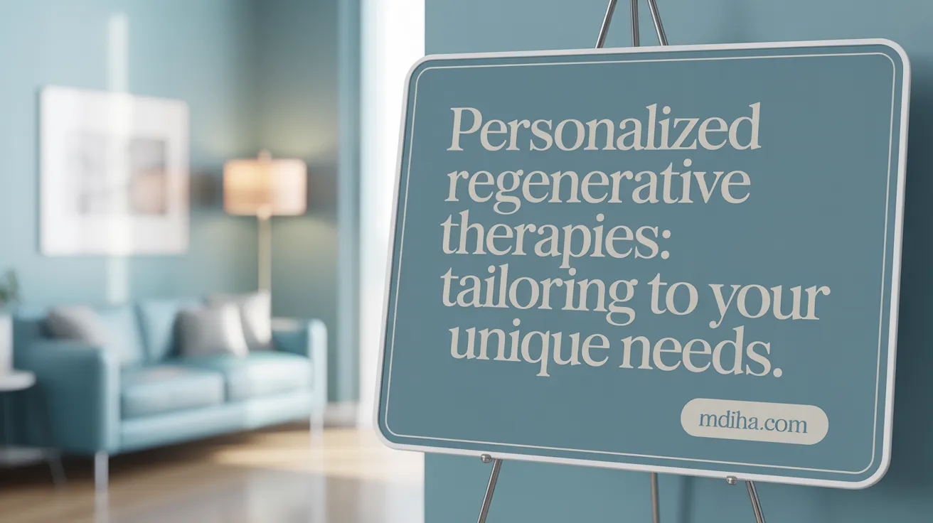 Personalized Regenerative Therapies: Tailoring to Your Unique Needs