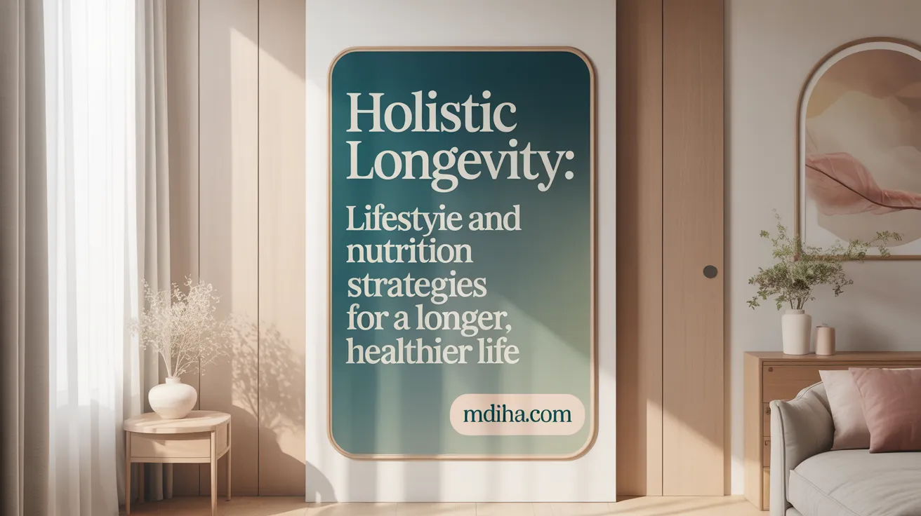 Holistic Longevity: Lifestyle and Nutrition Strategies for a Longer, Healthier Life