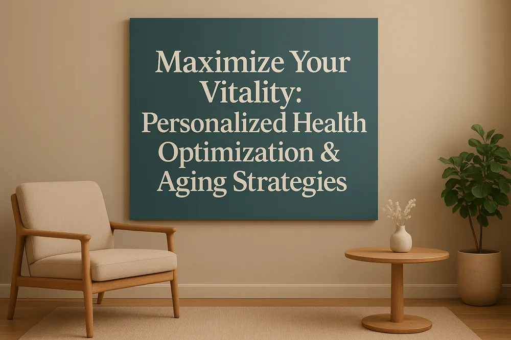 Maximize Your Vitality: Personalized Health Optimization & Aging Strategies