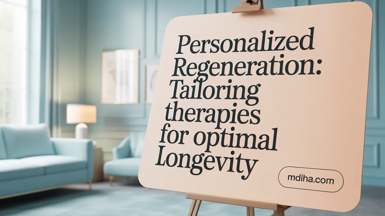 Personalized Regeneration: Tailoring Therapies for Optimal Longevity