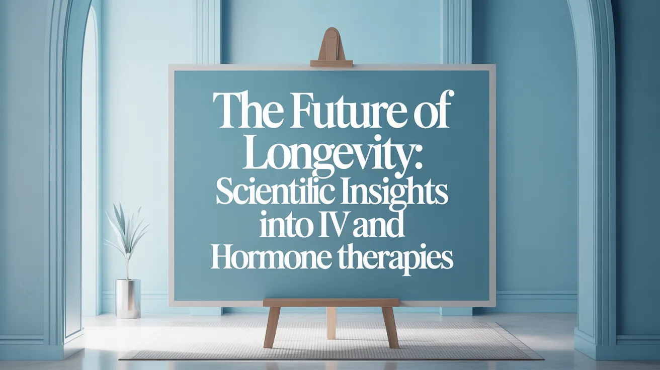 The Future of Longevity: Scientific Insights into IV and Hormone Therapies