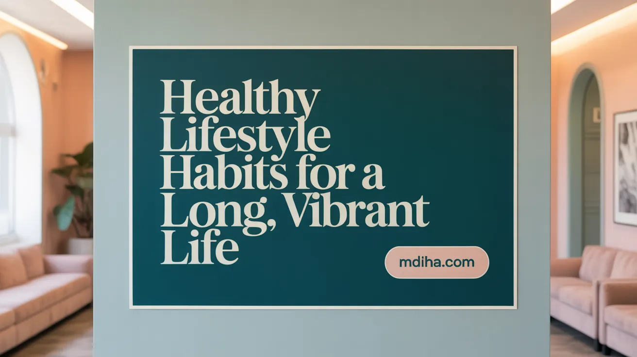 Healthy Lifestyle Habits for a Long, Vibrant Life