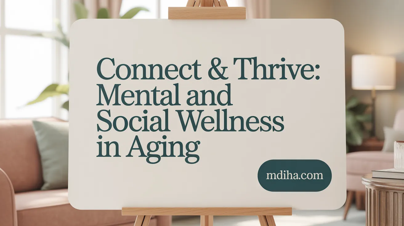 Connect & Thrive: Mental and Social Wellness in Aging