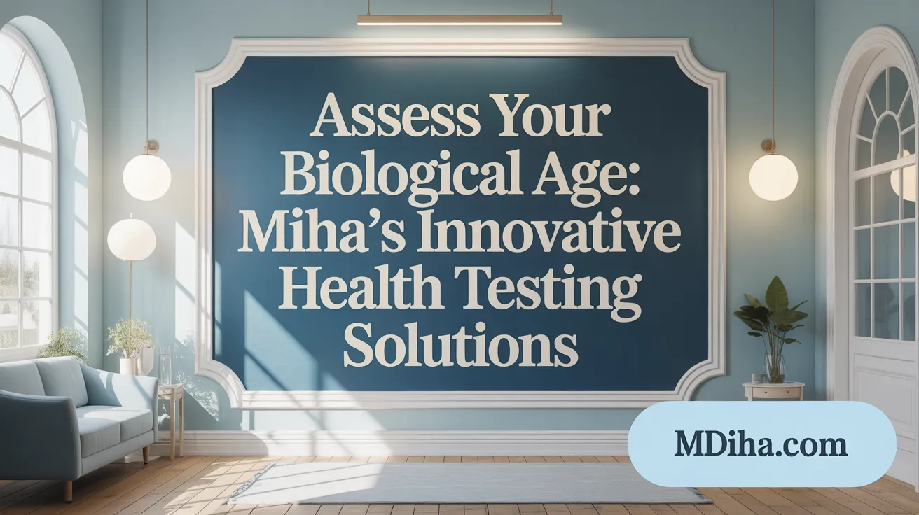 Assess Your Biological Age: MIHA’s Cutting-Edge Testing Solutions