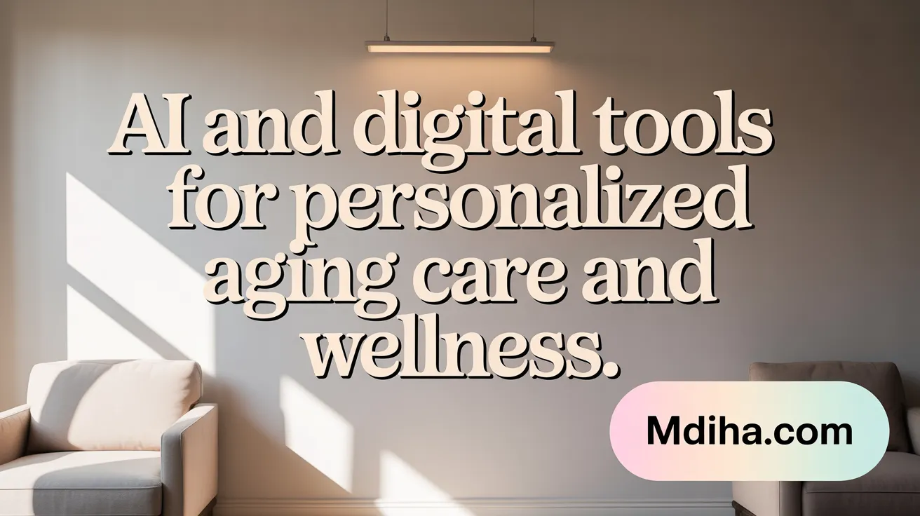 AI and Digital Tools for Personalized Aging Care