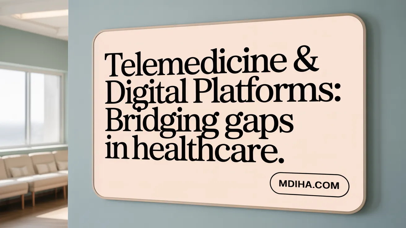 Telemedicine & Digital Platforms: Bridging Gaps in Healthcare