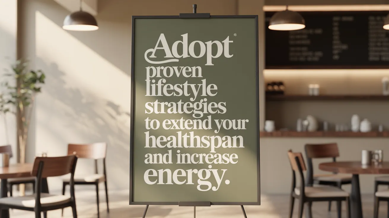 Adopt Proven Lifestyle Strategies to Extend Your Healthspan and Increase Energy