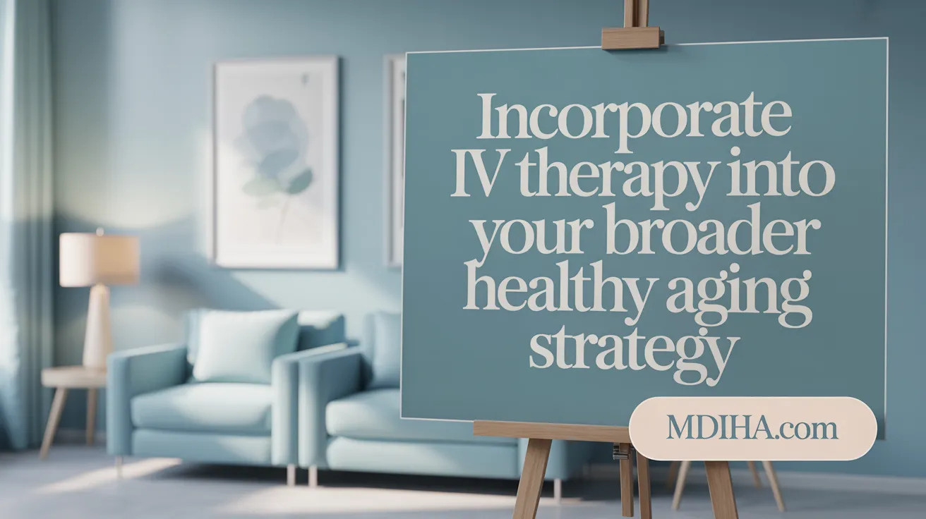 Incorporate IV Therapy into Your Broader Healthy Aging Strategy
