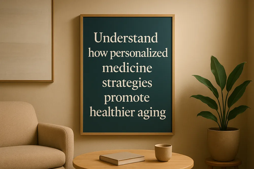 Understand how personalized medicine strategies promote healthier aging